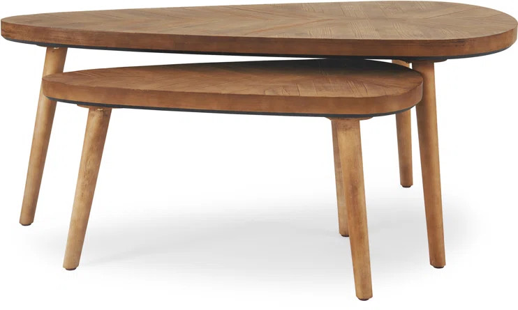 Foundry Select Wojcik 4 Legs 2 Nesting Tables | Wayfair | Wayfair North America