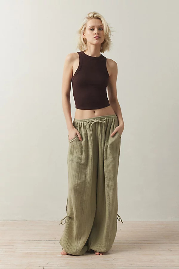 Out From Under Mila Gauze Jogger Pant | Urban Outfitters (US and RoW)