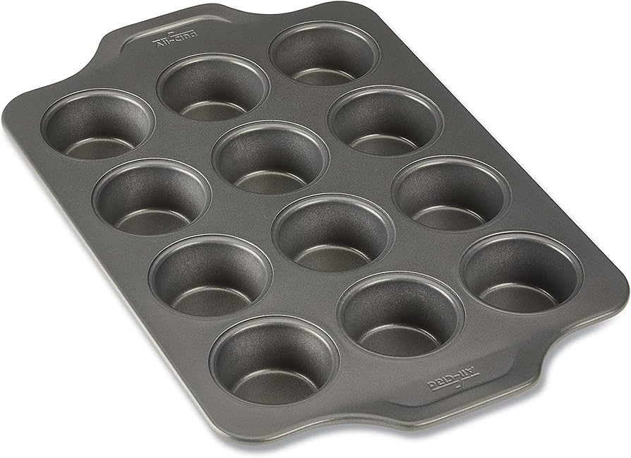 All-Clad Pro-Release Nonstick Bakeware Muffin Pan, 12 cup, Gray | Amazon (US)