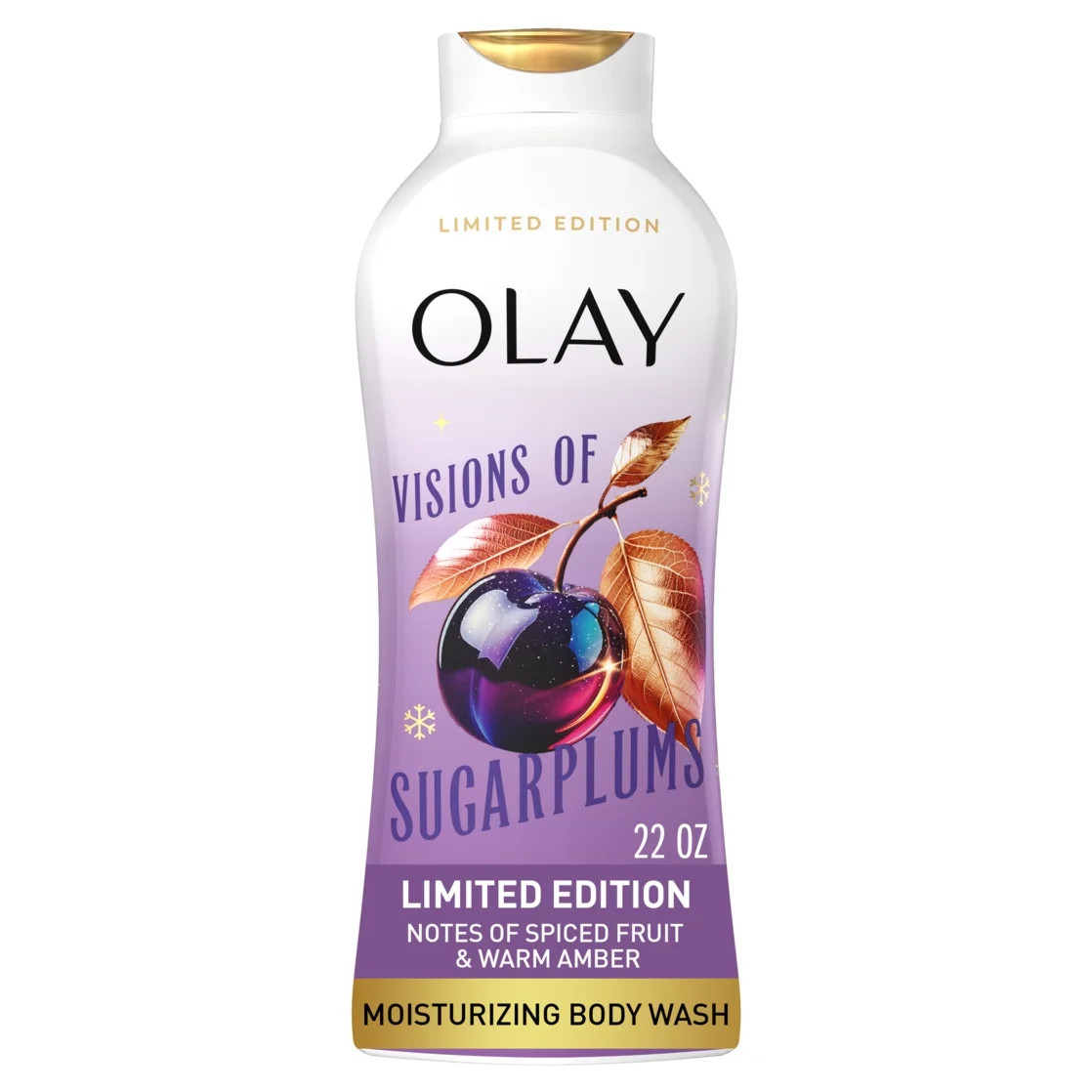 Olay Limited Edition Moisturizing Body Wash, Visions of Sugarplums, 22 fl oz, Hydrating Body Wash | Walmart (US)