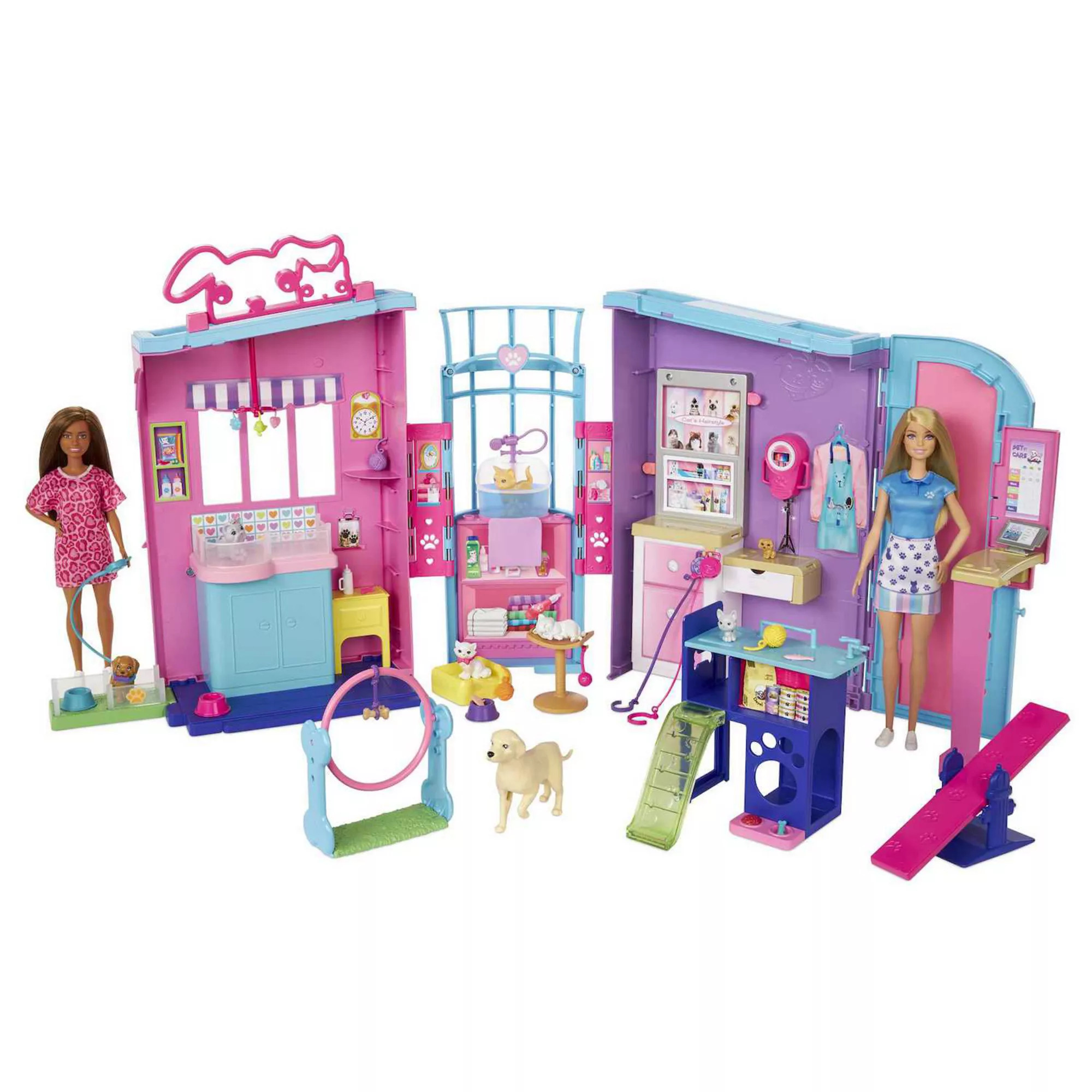 Barbie Pet Daycare Playset with 2 Dolls & 30+ Accessories | Kohl's
