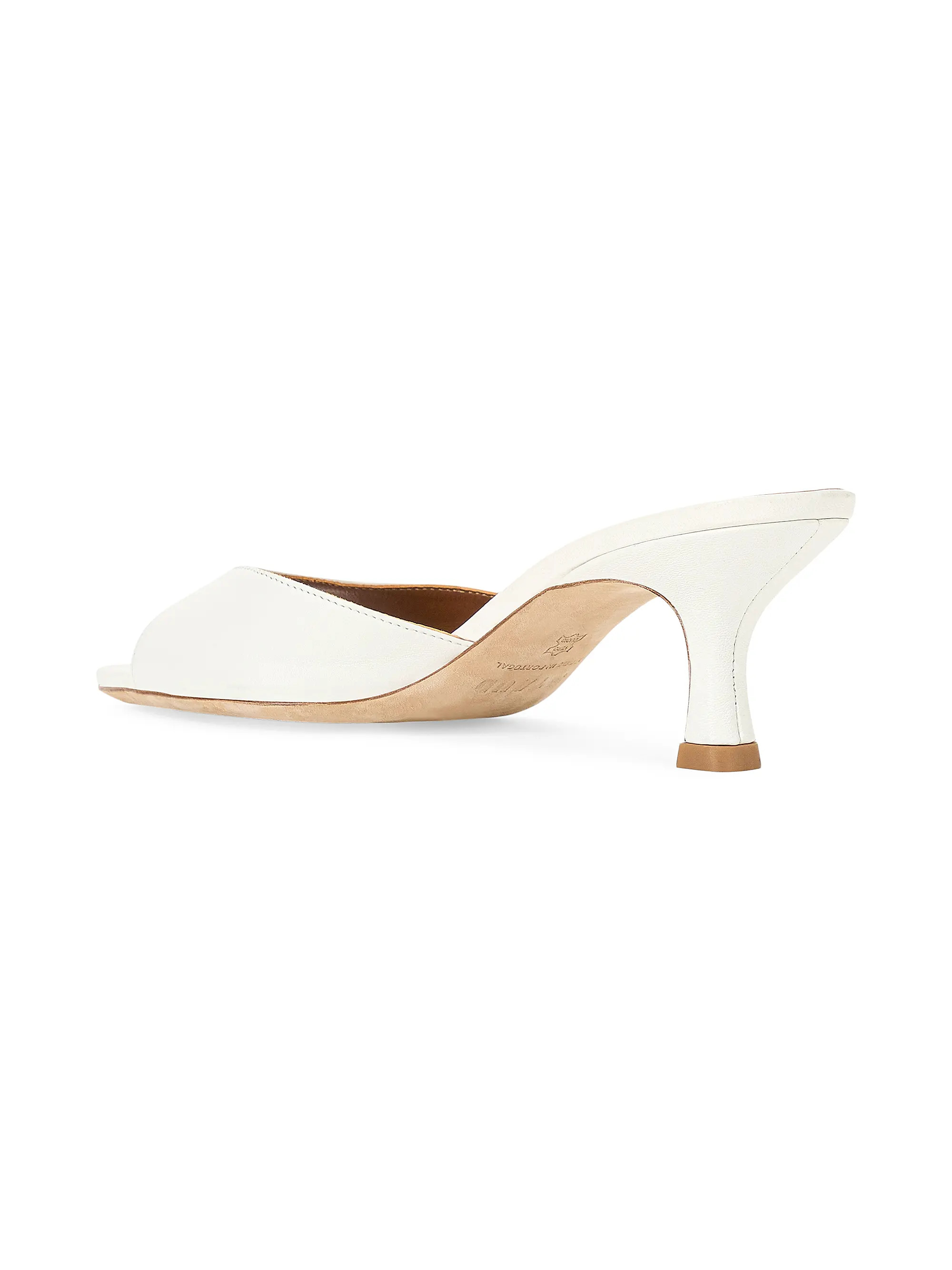 Brigitte 55MM Leather Mules | Saks Fifth Avenue