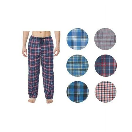 Mens PJ Cotton Pants with Pockets & Strings Assorted Color - Case of 36 | Walmart (US)