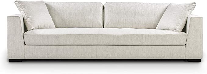 POLY & BARK Neutral Fabric Sofa, Bright Ash + Free Shipping | Amazon (US)