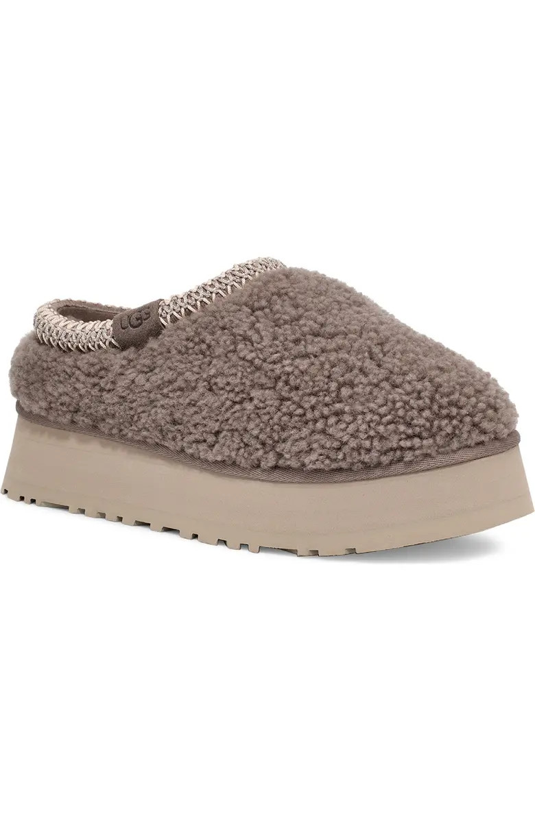 UGG® Tazz Maxi Curly Genuine Shearling Platform Slipper (Women) | Nordstrom | Nordstrom