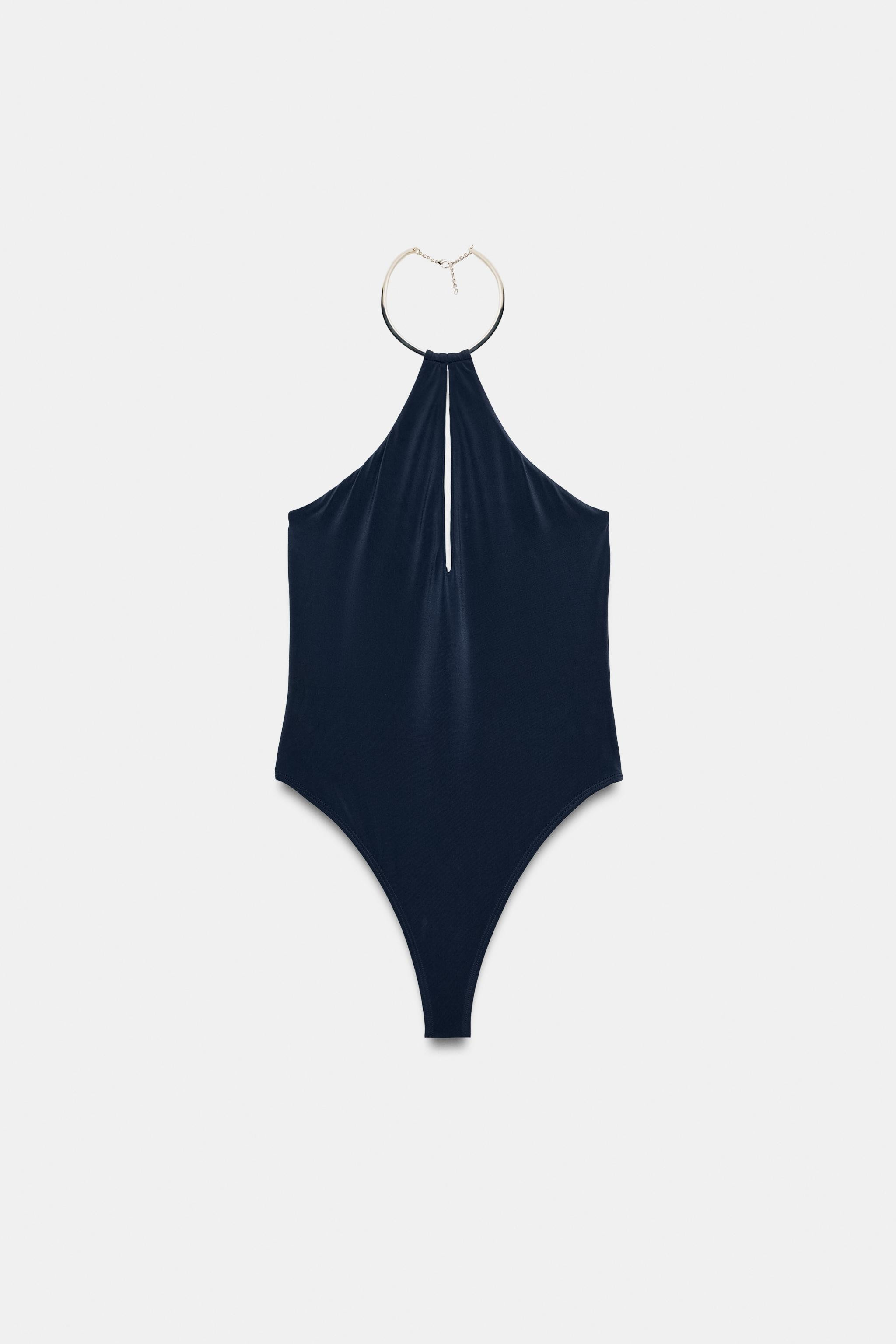 CHOKER HALTER BODYSUIT | Zara US