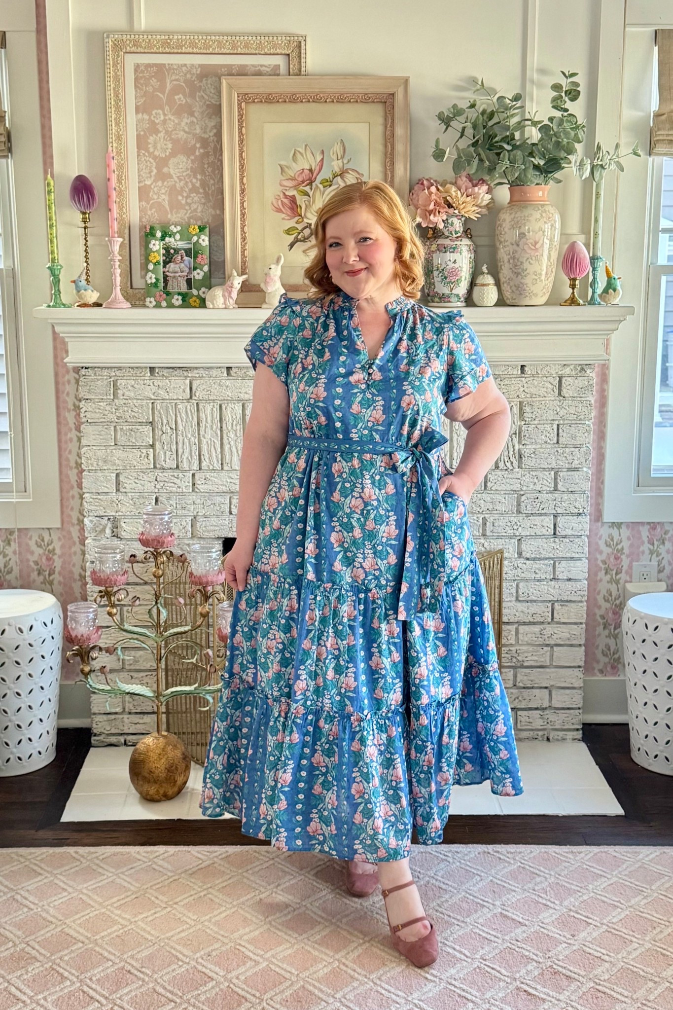Crown & Ivy Brand Dress from Belk size XL (goes up to XXL)

Floral dress, midi dress, wedding guest dress, shower dress, cottagecore, grandmillennial 

#LTKPlusSize #LTKootd #LTKMidsize