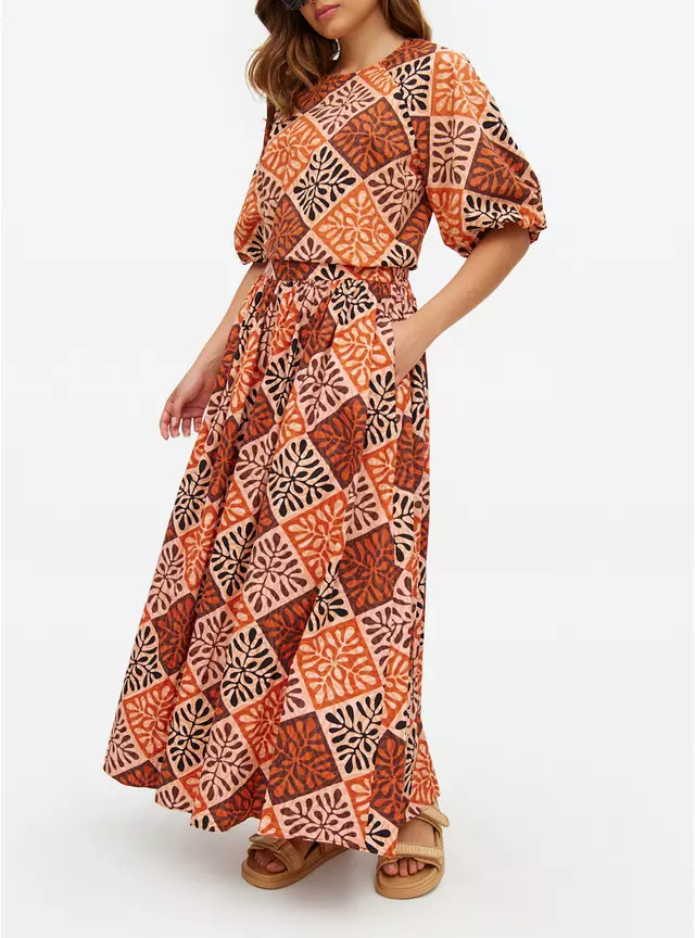 Tile Printed Co-ord Maxi Skirt 6 | Tu Clothing
