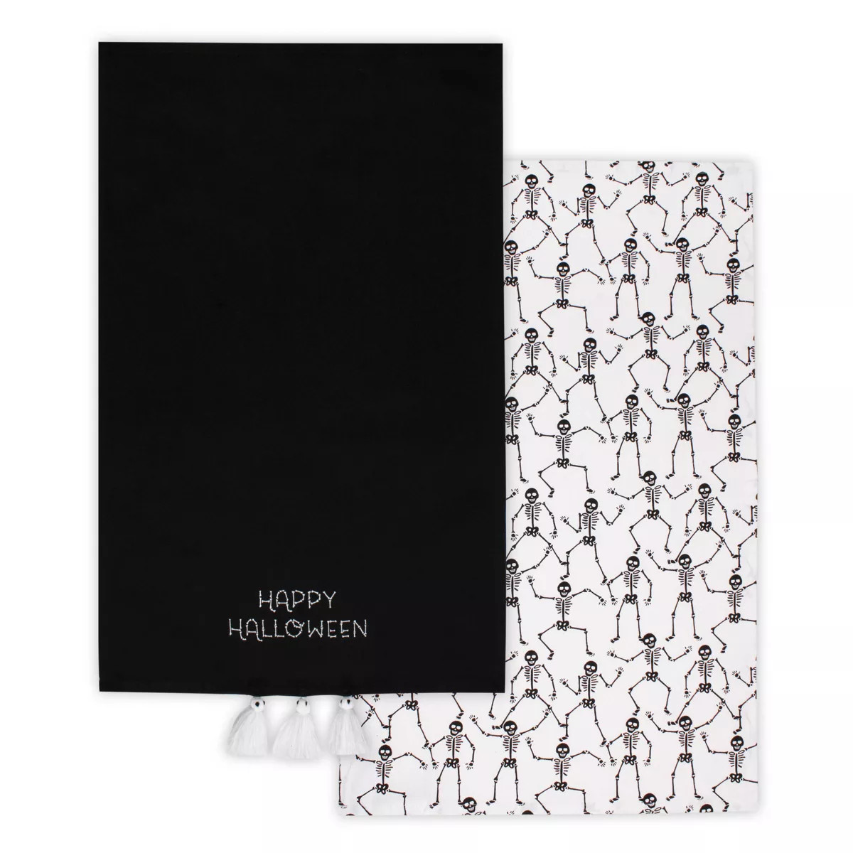 2pk Halloween and Skeleton Printed Dish Kitchen Towel - Bullseye's Playground™ | Target