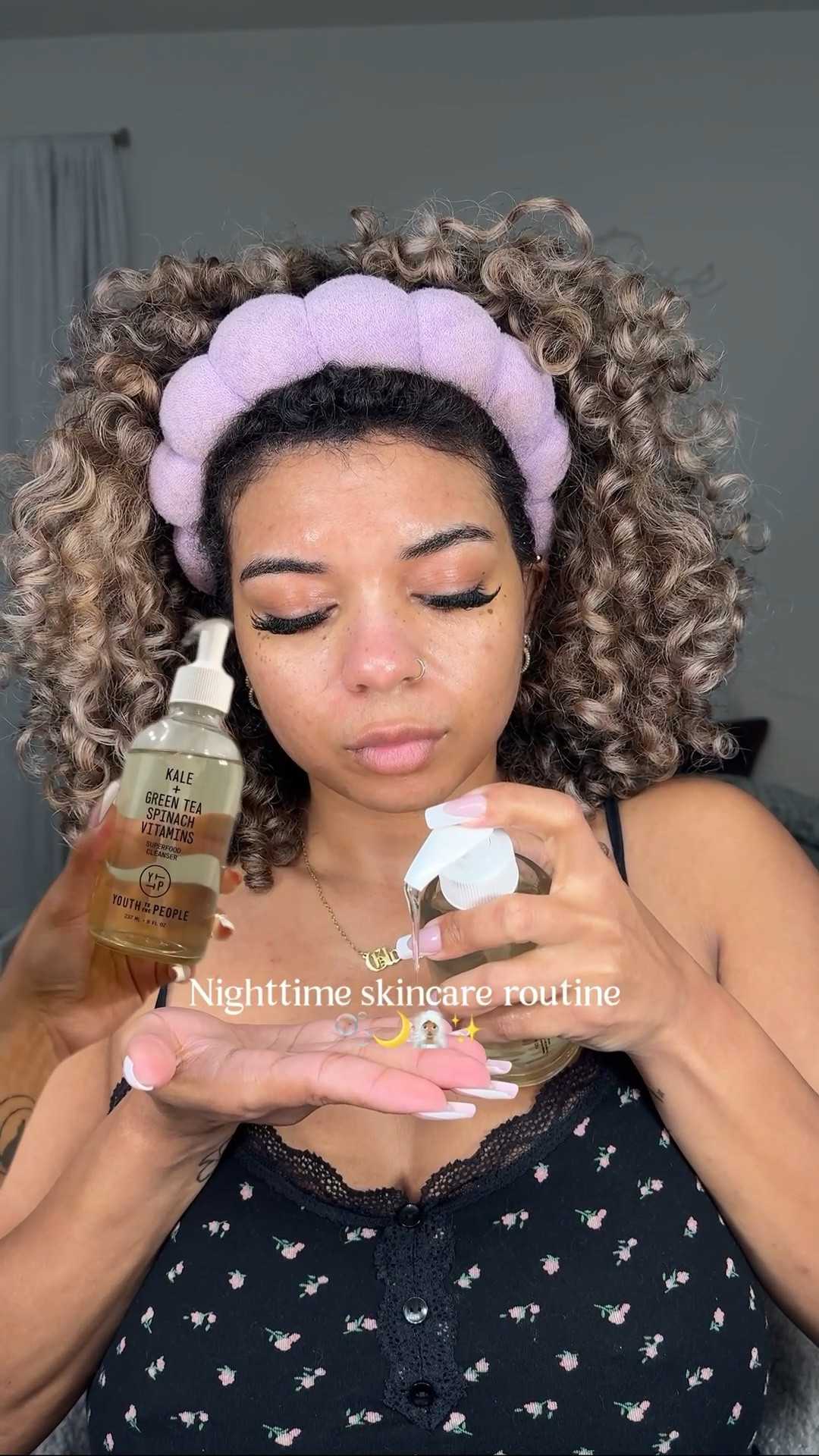 Nighttime skin care routine featuring my current favs that leave my skin glowing ✨🙂‍↕️

#LTKSaleAlert #LTKGiftGuide #LTKBeauty