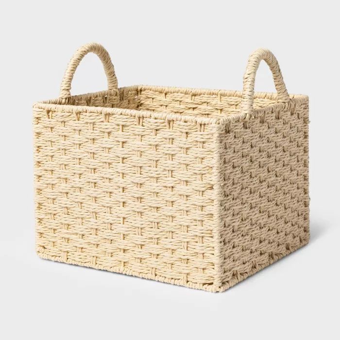 Rectangular Decorative Basket Natural - Threshold™ | Target