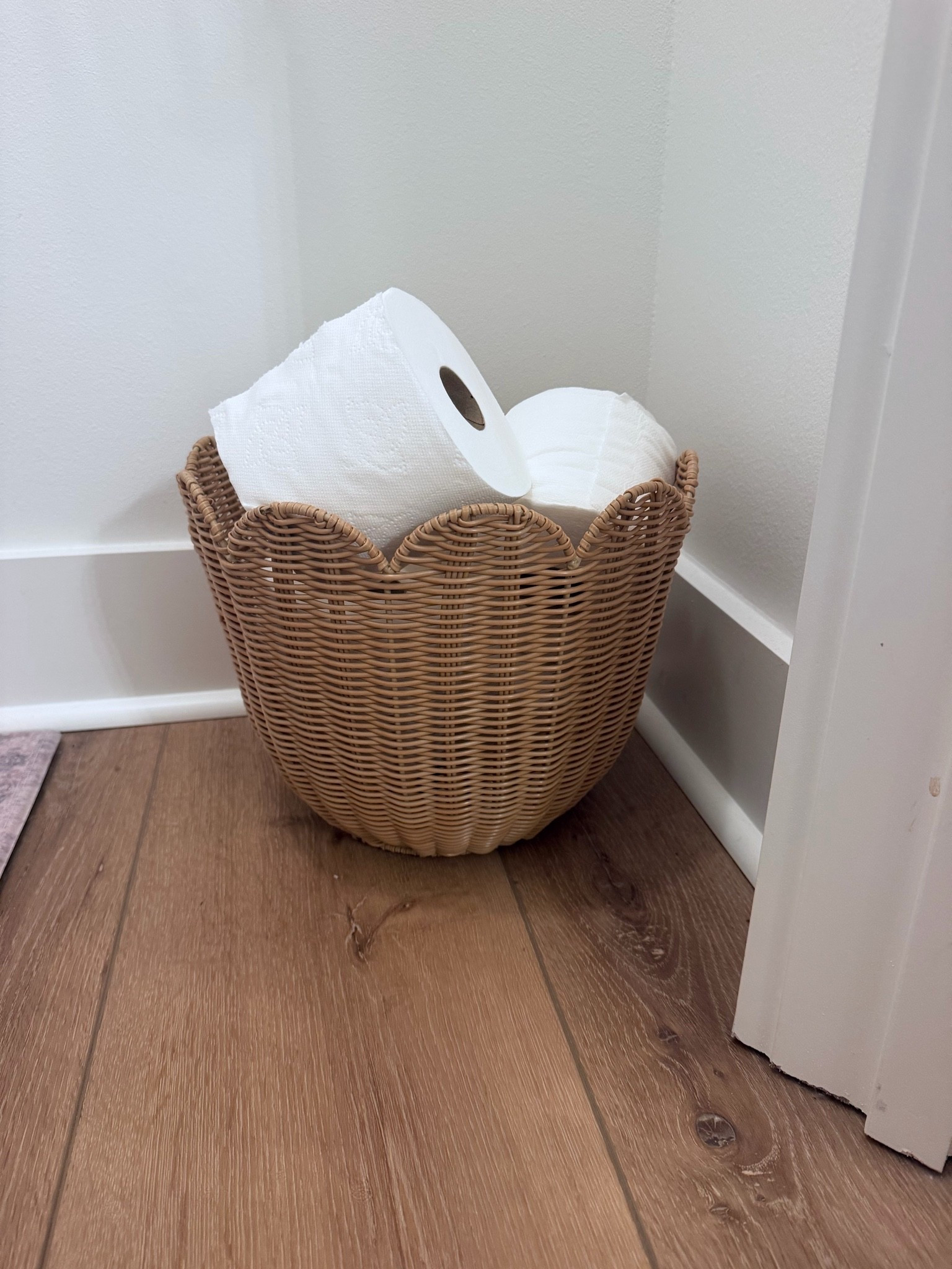 The perfect basket to hold toilet paper!

#LTKHome #LTKSaleAlert #LTKmomlife