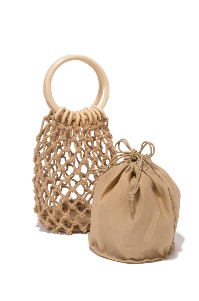 Miss Lola | Natural Crochet Handbag | MISS LOLA