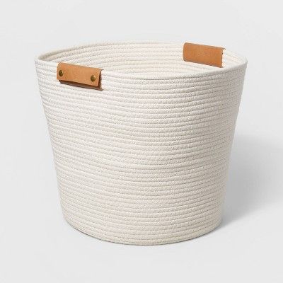 Decorative Coiled Rope Basket White - Brightroom™ | Target