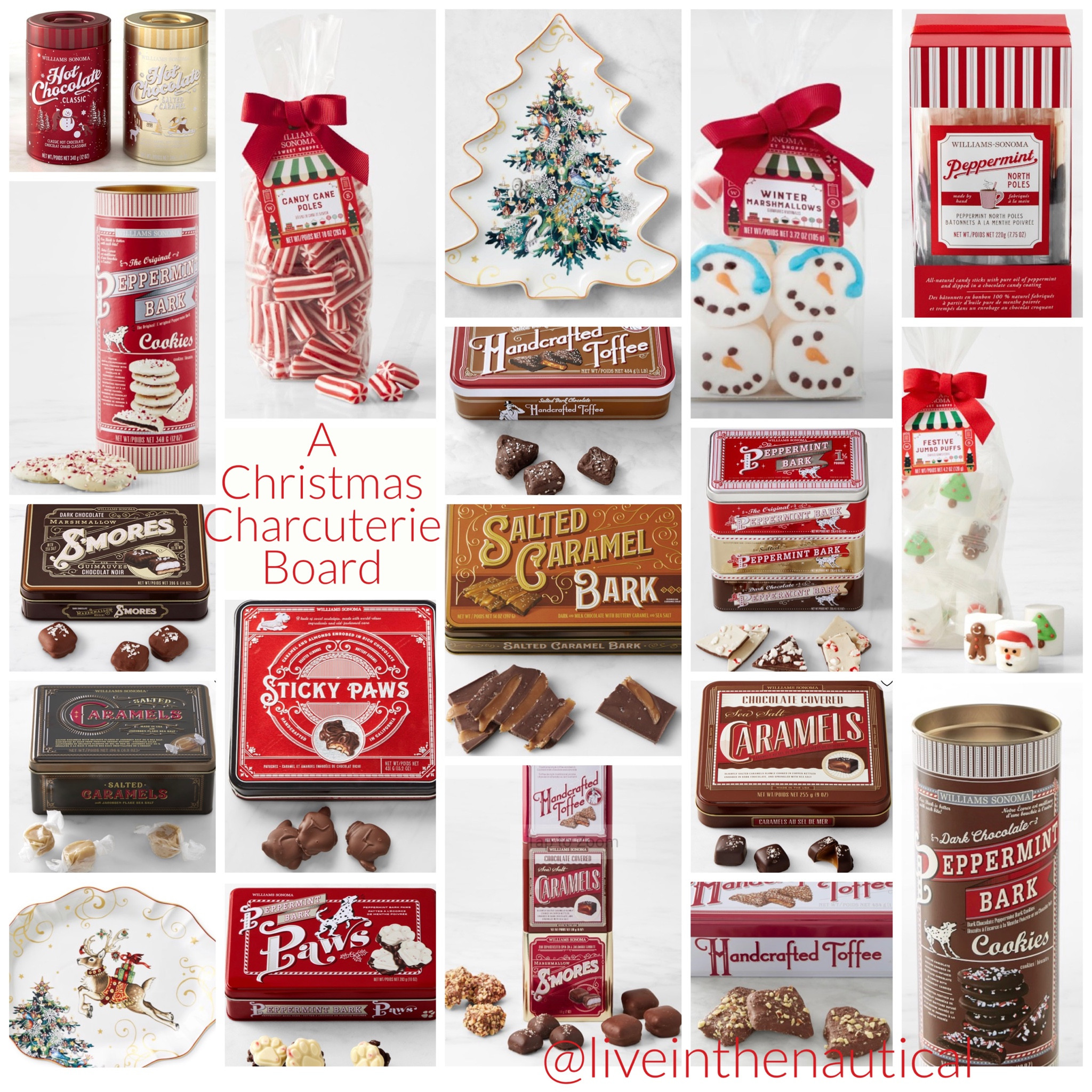 Love this Christmas charcuterie board ideas from william’s sonoma. The caramel bark and toffee are so yummy!

#LTKHoliday #LTKhome #LTKGiftGuide