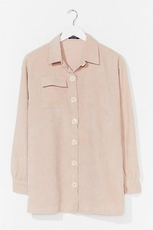 Big Cord And Beautiful Oversized Cord Shirt | NastyGal (US & CA)