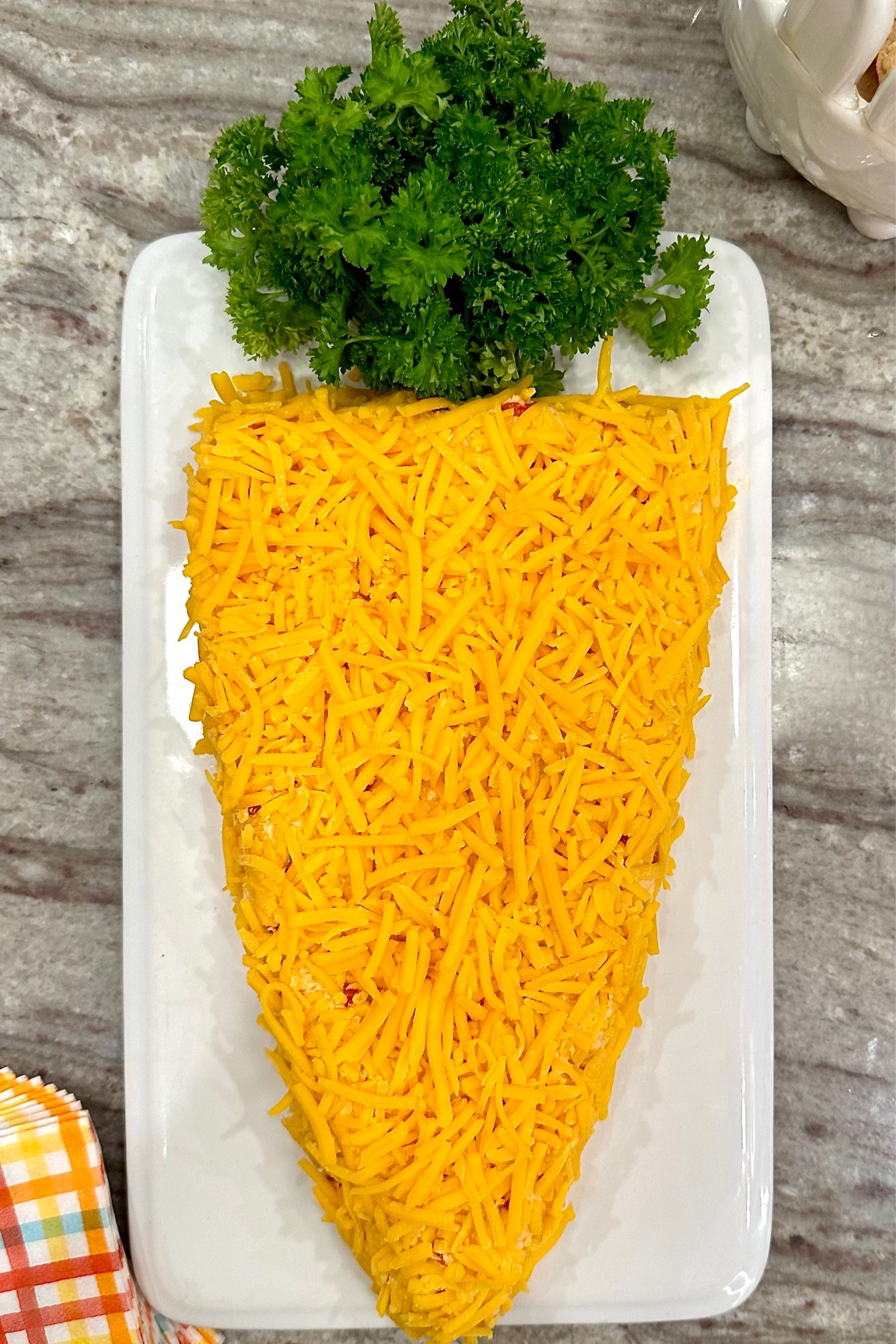 Carrot-Shaped Pimento Cheese Dip is such a festive and delicious appetizer for Easter! 🥕🧀

#LTKSeasonal