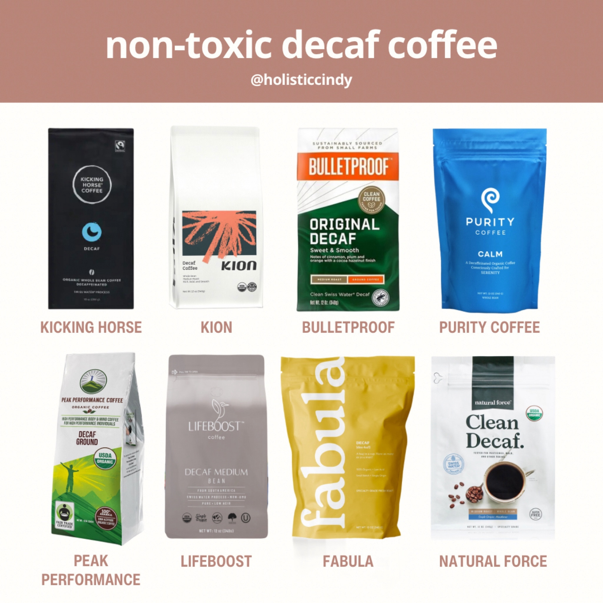If you’re making the switch to decaf coffee this year, here are some options that are tested for toxins! ☕️

Coffee is known for its potential contamination with mold and mycotoxins. 🤢 This can cause health issues like GI problems, headaches, jitters, and inflammation, especially when consumed on a daily basis. It is important to look for options that have undergone third-party testing to ensure they are free from mold and mycotoxins. 

Also, did you know that decaf coffee uses synthetic chemical solvents to decaffeinate the beans? 💦 These coffee options use the Swiss Water method, which means it only uses water to naturally decaffeinate the coffee. 

 #moldfreecoffee #cleancoffee #lowtoxliving #lowtoxlife #lowtoxlifestyle #lowtoxhome #lowtox #coffeelovers #decafcoffee  #coffeecommunity #coffeelife #informed #crunchy #crunchymoms 

#LTKhome #LTKfitness #LTKfamily