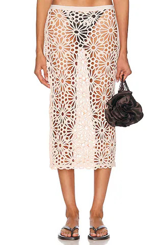 Straight Knee Length Skirt | FWRD 