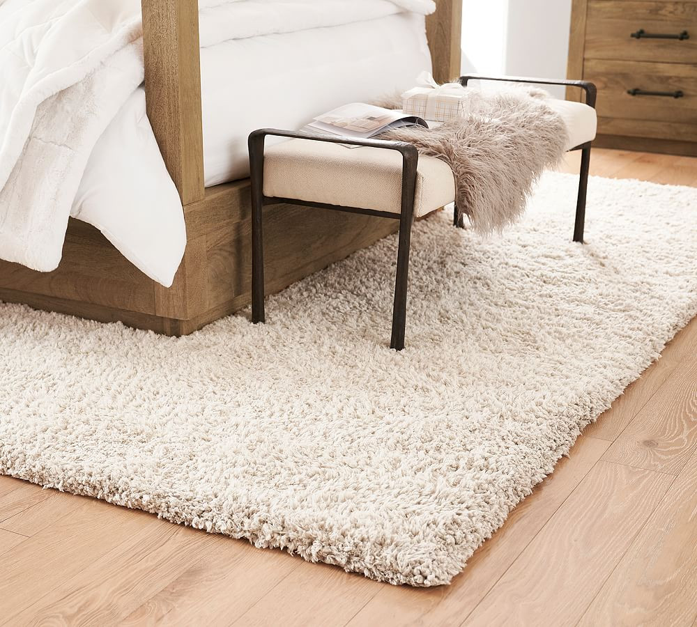 Microplush Performance Shag Rug | Pottery Barn (US)