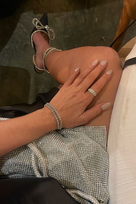 Accessories & Shoes from the Black Tie Wedding 

Public Desire Bow Heels 
Silver Crystal Bag
Gorjana Ring 
Banks Jewelry Bracelets 



#LTKshoecrush #LTKHoliday #LTKitbag