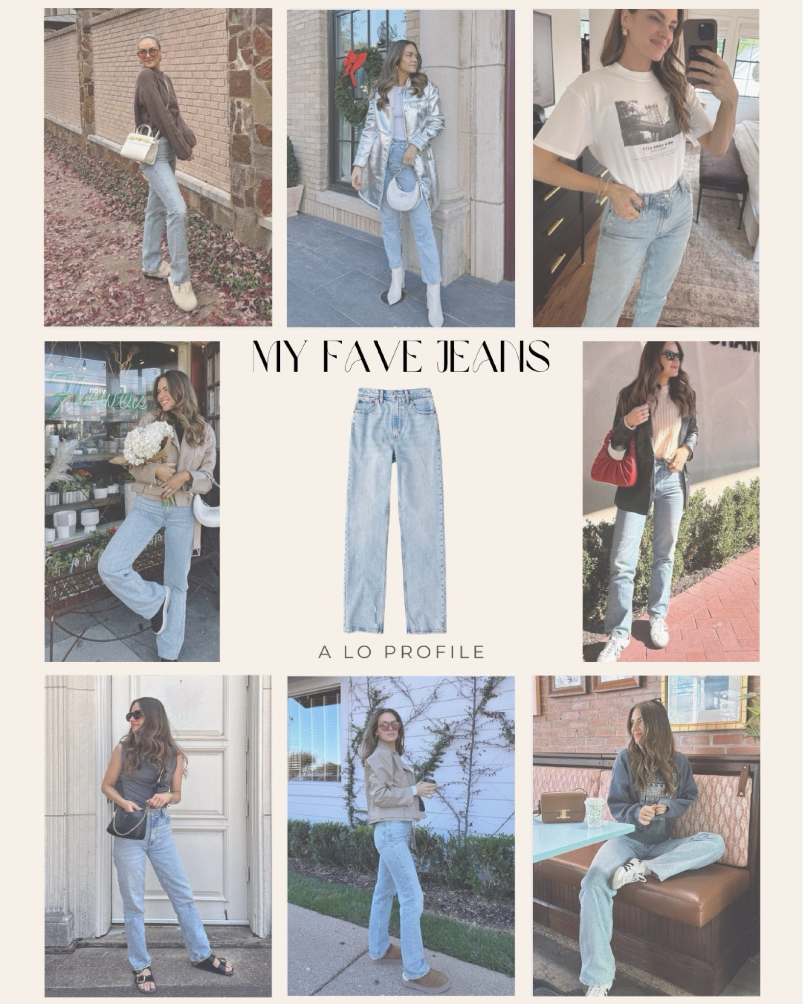 My favorite & probably most worn pair of jeans!
I wear a 25R in them.
This is the light wash but I have so many others.