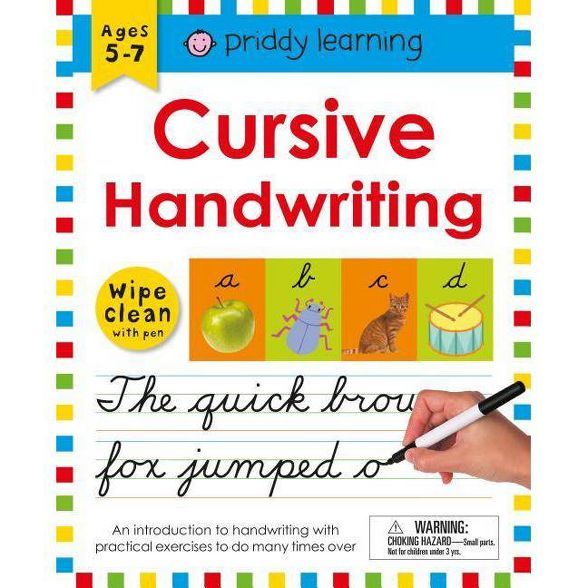 Wipe Clean Workbook : Cursive Handwriting (Paperback) (Roger Priddy) | Target