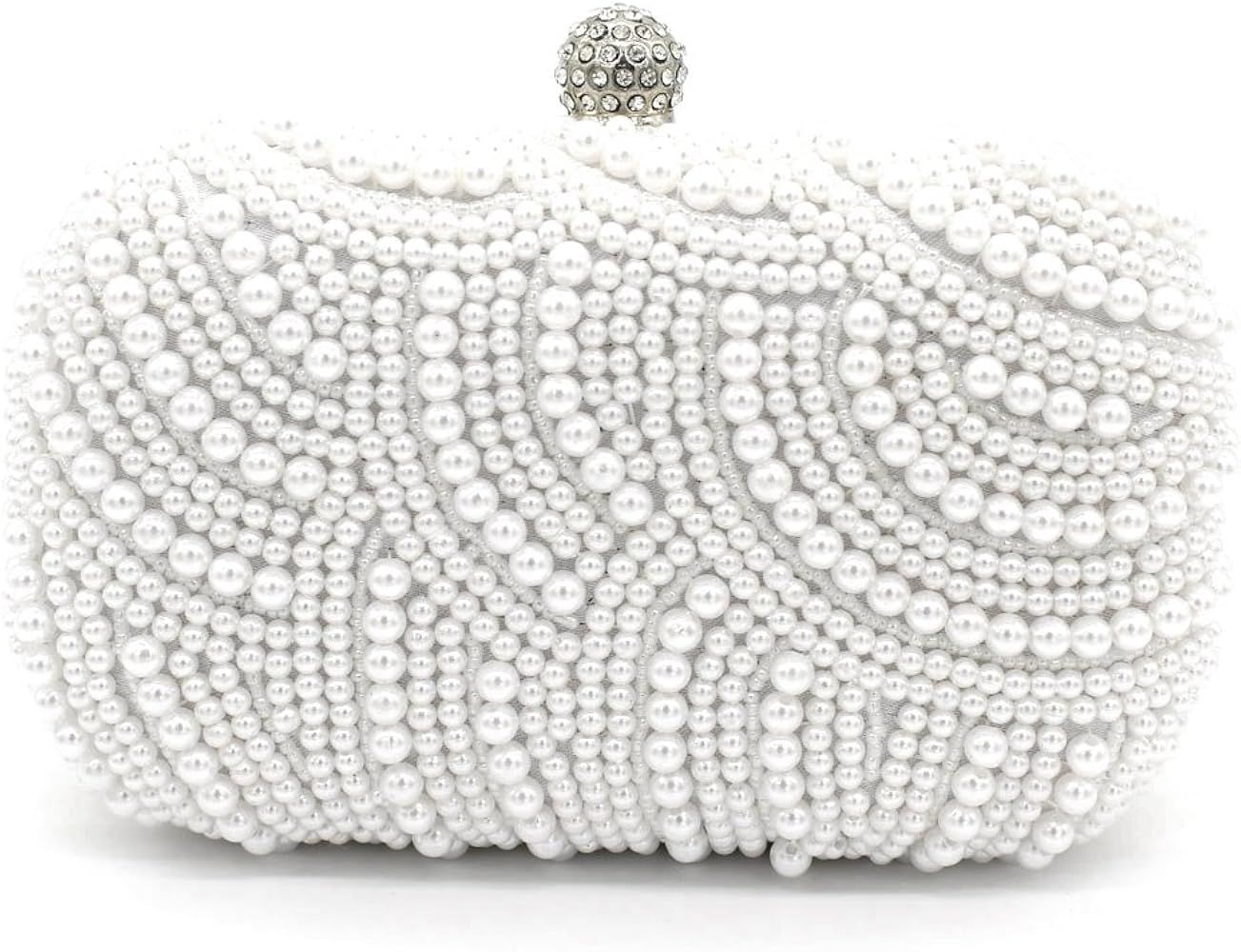Kingluck Evening Bags and Clutches for Women Crystal Clutch Beaded Rhinestone Purse Wedding Party... | Amazon (US)