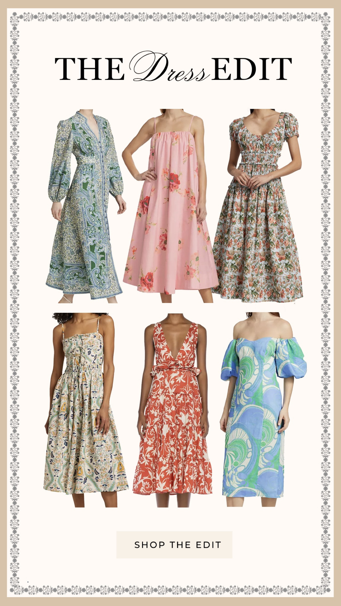 Dresses from Saks I’m loving! Floral dress, midi dress, wedding guest dress, summer outfit, vacation outfit. 

#LTKWedding #LTKSaleAlert #LTKSeasonal