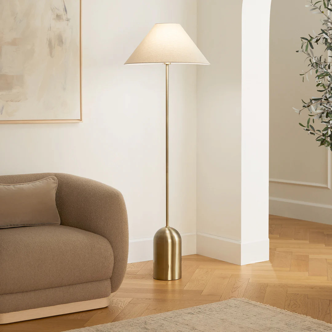 Markham Floor Lamp - Brass | Article