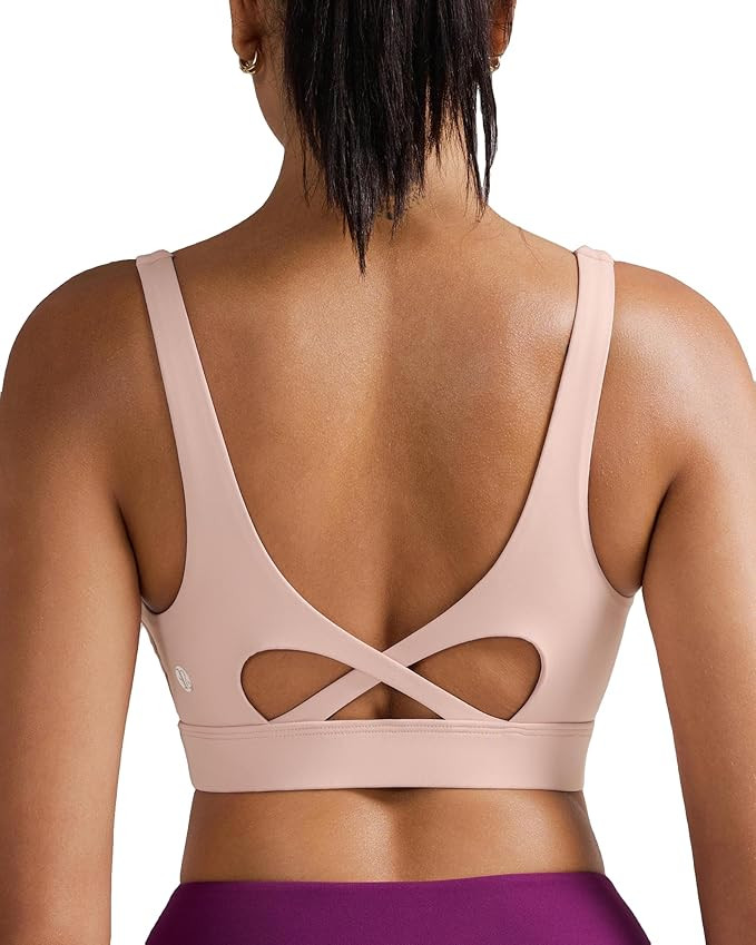 RUNNING GIRL Sports Bra for Women High Support, Molded Cup High Impact Sports Bras with Sewn in P... | Amazon (US)