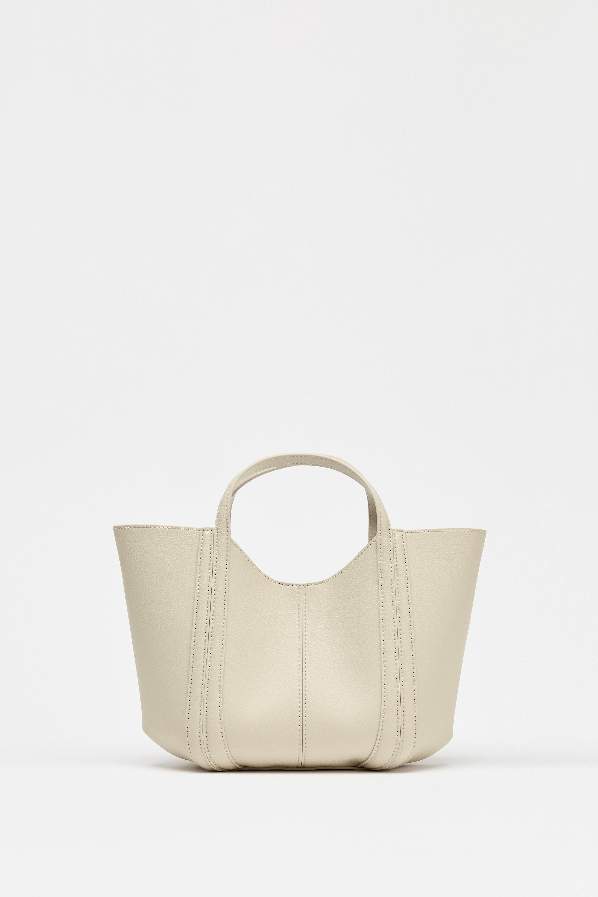 TOPSTITCHED MINI CITY BAG | Zara US