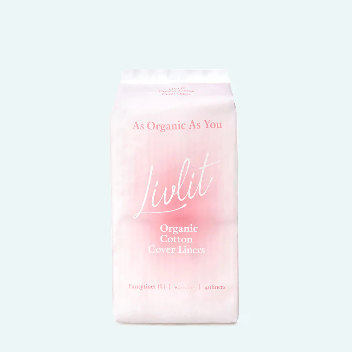 LIVLIT I Panti Liner, 100% Organic Cotton, Zero Chemical (No SAP) | LIVLIT