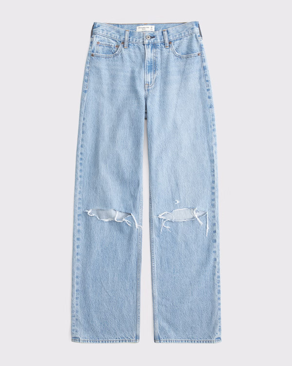 High Rise Loose Jean | Abercrombie & Fitch (US)