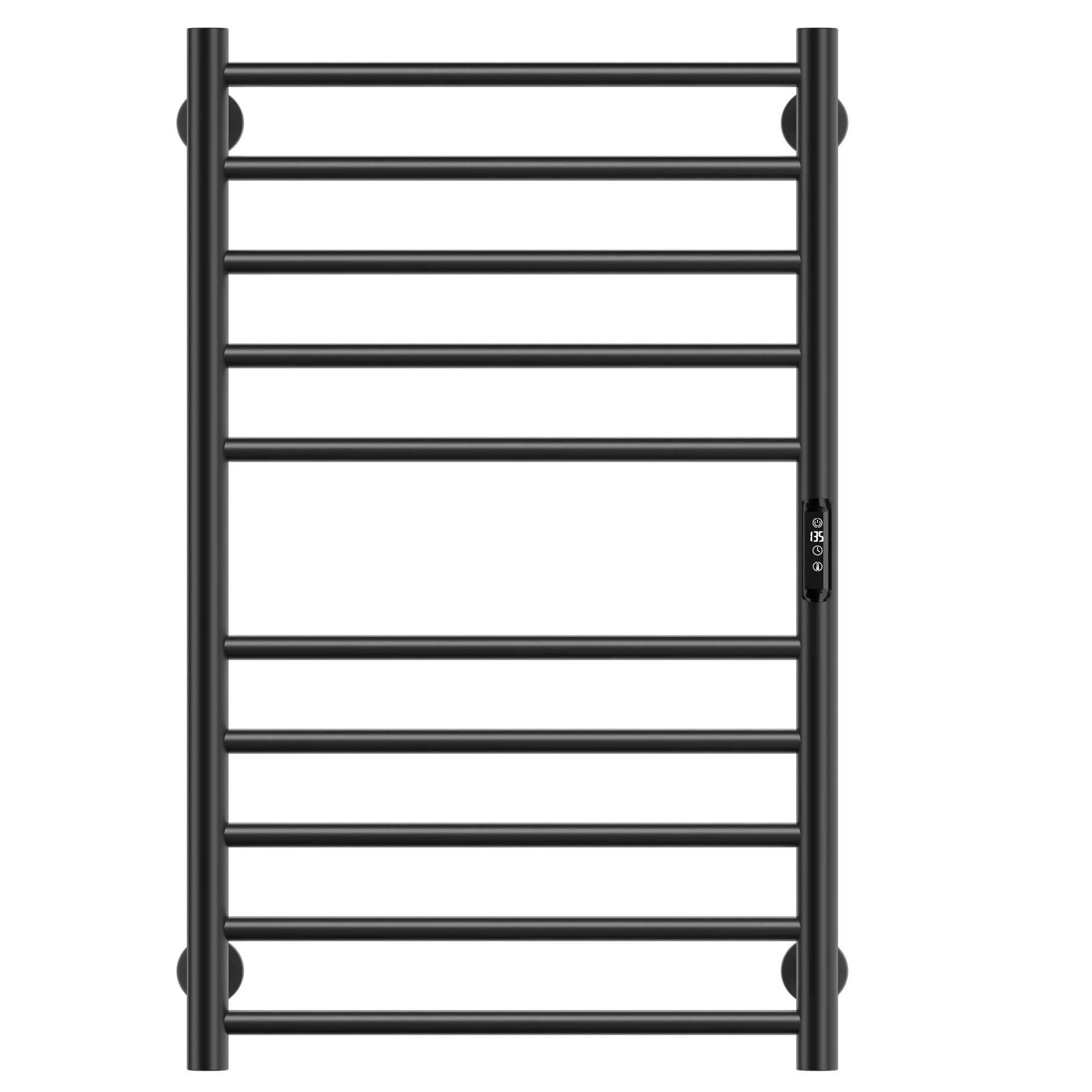 Wall Mount Electric Towel Warmer 10 Bars Heated Towel Rack AH703 | Wayfair North America