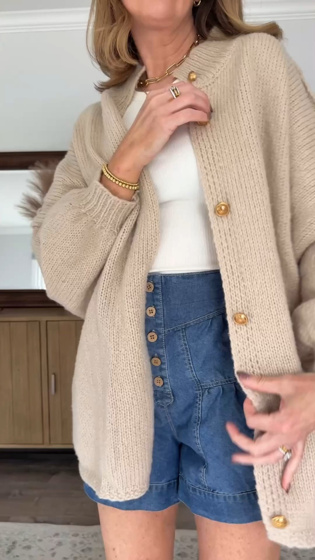 Elevate your style game with this stunning designer-inspired oversized cardigan! Comment CARDI and I’ll send you the links! 

Featuring exposed, gold buttons and an ultra-soft texture, this must-have piece is perfect for now and later. Pair it with your favorite outfit for a chic, effortless look that’s sure to turn heads. #Oversized Cardigan #Designerlnspired #GoldButtons #SoftAndCozy #FashionMustHave

#LTKStyleTip #LTKFindsUnder50 #LTKSeasonal