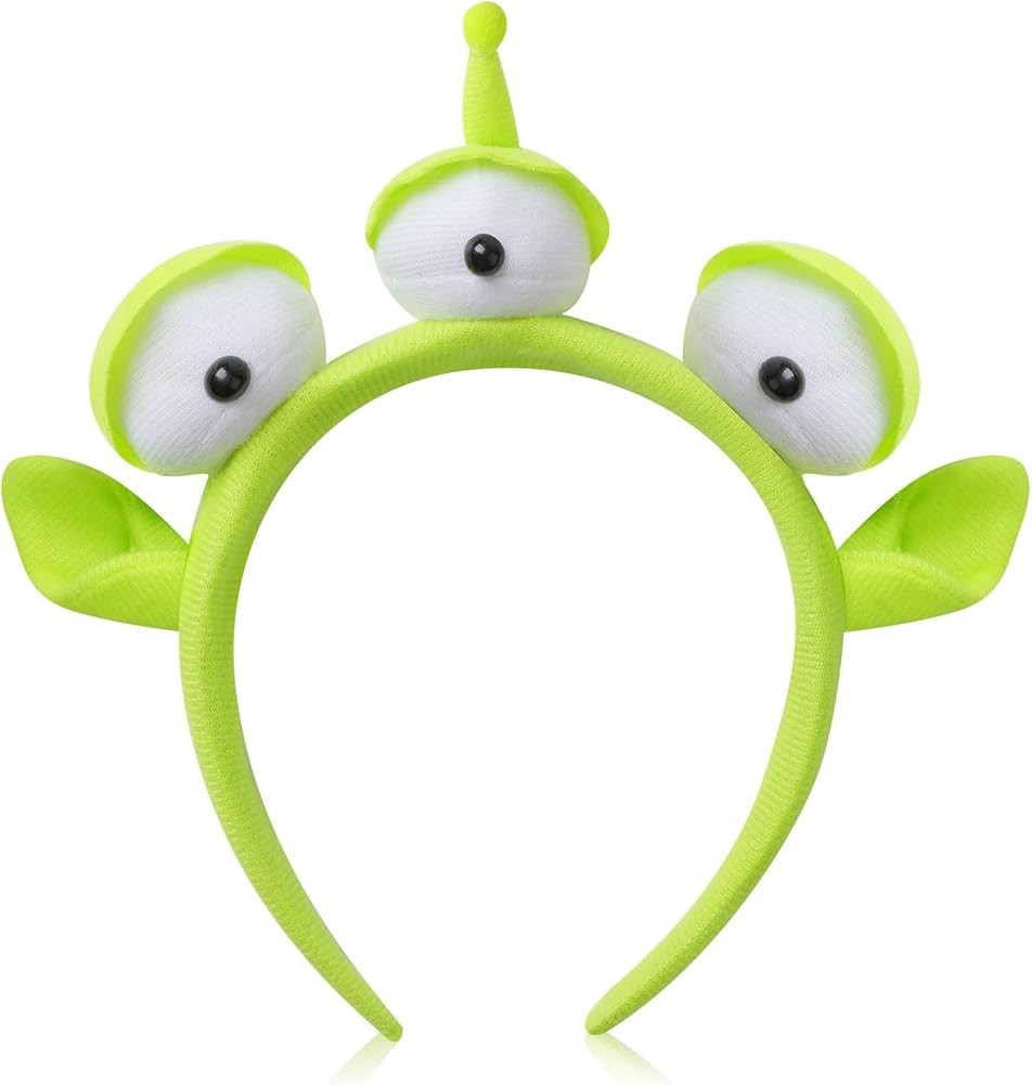 Three-eyed Alien Monster Toy Headband Cute Plush Headband Headwear for Themed Party Costume | Amazon (US)