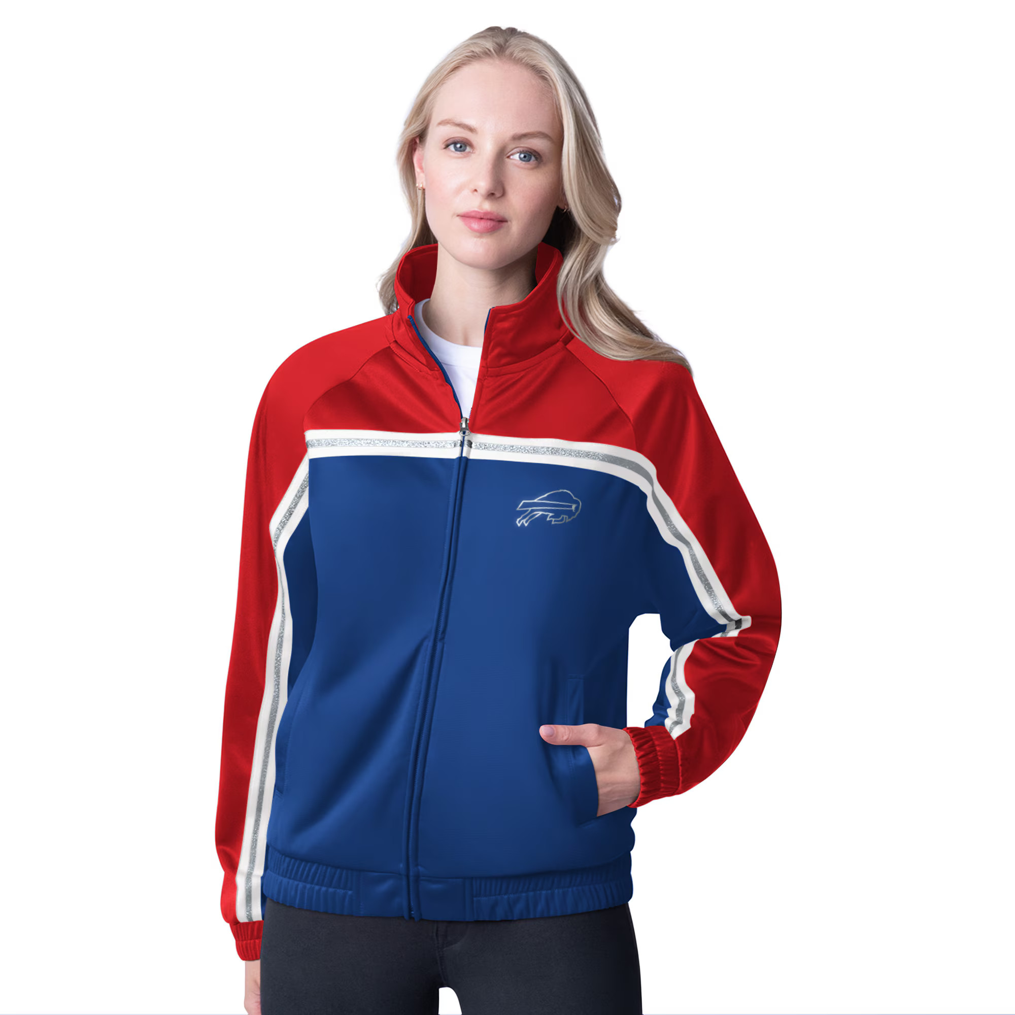Women's Buffalo Bills G-III 4Her by Carl Banks Royal Post Game Full-Zip Track Jacket | NFL Shop