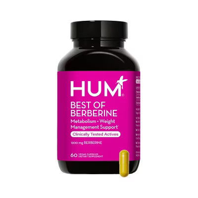 HUM Nutrition Best of Berberine 1200mg Weight Management & Glucose Support Capsules - 60ct | Target