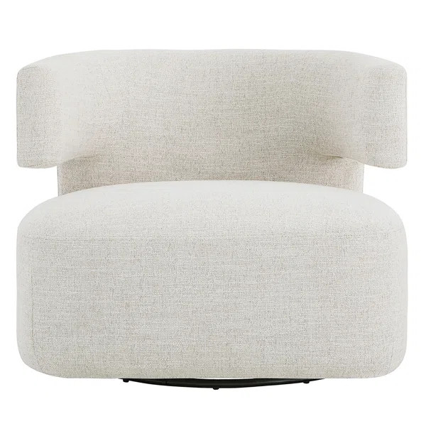 Bascom Upholstered Swivel Barrel Chair | Wayfair North America