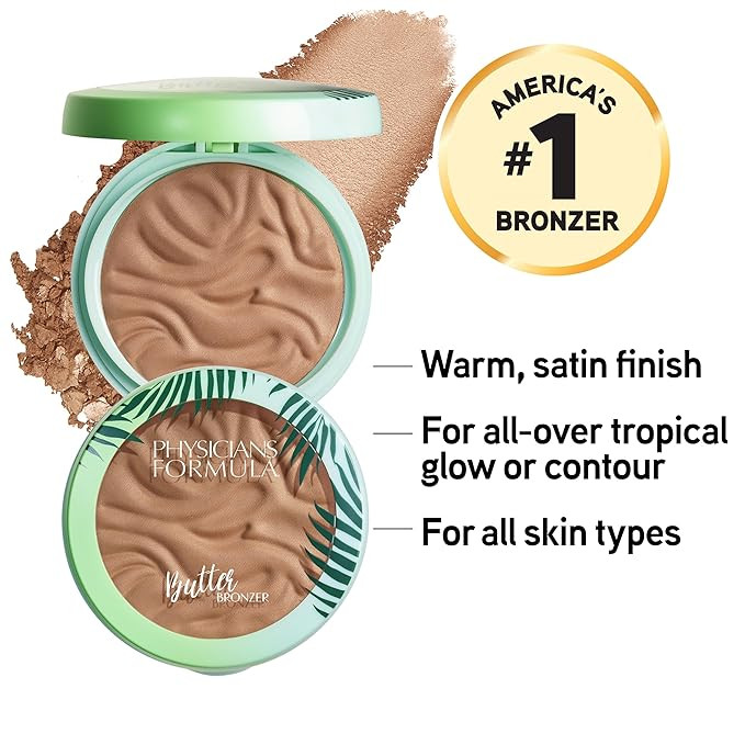 Physicians Formula Murumuru Butter Bronzer, Moisturizing, Nourishing Murumuru Butter Blend for Si... | Amazon (US)