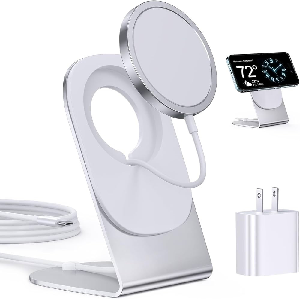 Magnetic Wireless Charger Mag-Safe Charger for iPhone 15/14/13/12 Series Convertible Magnet Wirel... | Amazon (US)