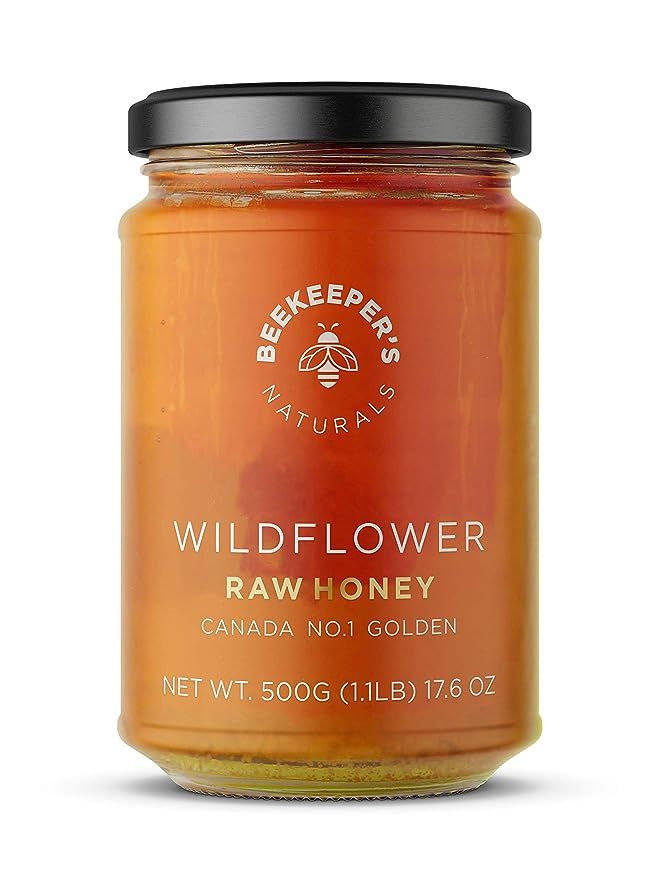BEEKEEPER'S NATURALS Wildflower Honey - Raw, Wildcrafted, and Unprocessed- Rich in Nutrients and ... | Amazon (US)
