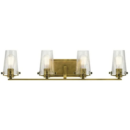 Kichler 45298 Alton 4 Light 34 Wide Bathroom Vanity Light - Brass | Walmart (US)