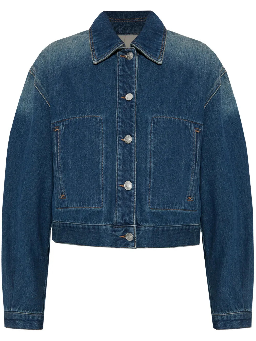 ISABEL MARANT Josephine denim jacket - Blue | Farfetch Global