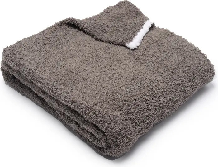Barefoot Dreams® Barefoot Dreams CozyChic Rib Trim Throw - 45" x 60" | Nordstromrack | Nordstrom Rack