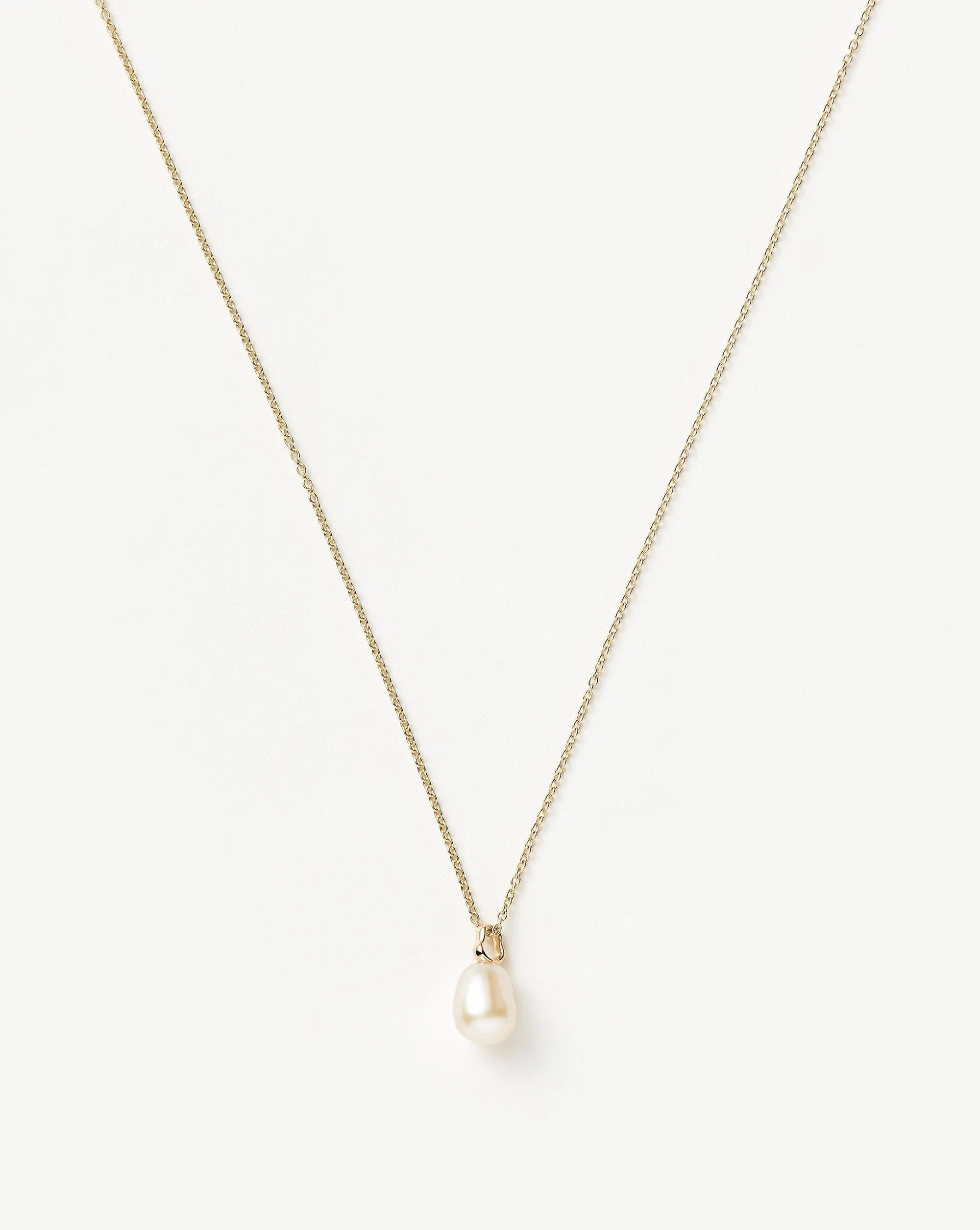 Fine Baroque Pearl Organic Pendant Necklace Necklaces | Missoma UK