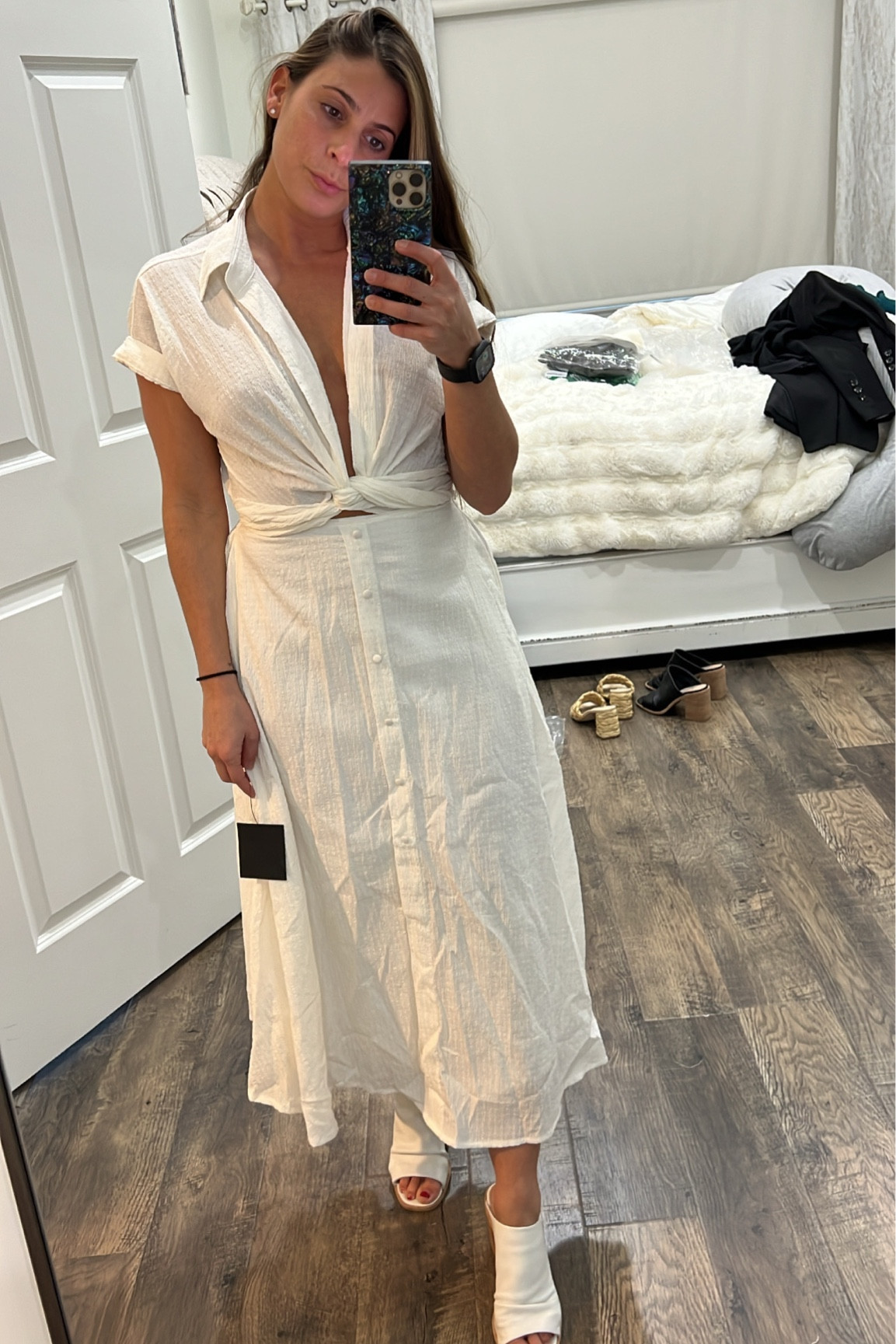 White dresses for spring, summer, vacation, or just everyday! I love white dresses especially this one with its sophisticated and sexy look!

#mididresses #white #dresses #resort #vacation

#LTKtravel #LTKunder100 #LTKstyletip
