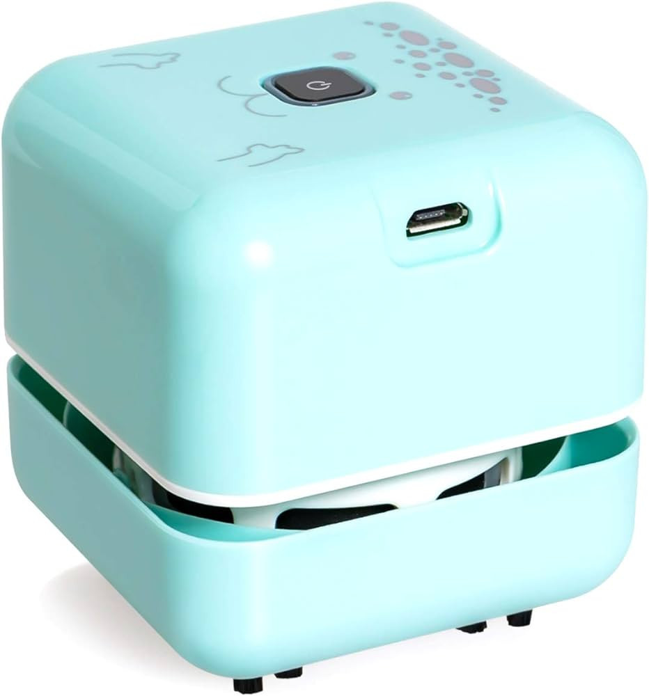 JEDIST White Elephant Gifts, Mini Desk Vacuum Cleaner, Rechargeable Desktop Vacuum Sweeper with U... | Amazon (US)