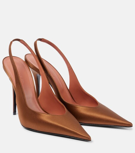 Escarpins Anok Sling 105 en satin | Mytheresa (FR)